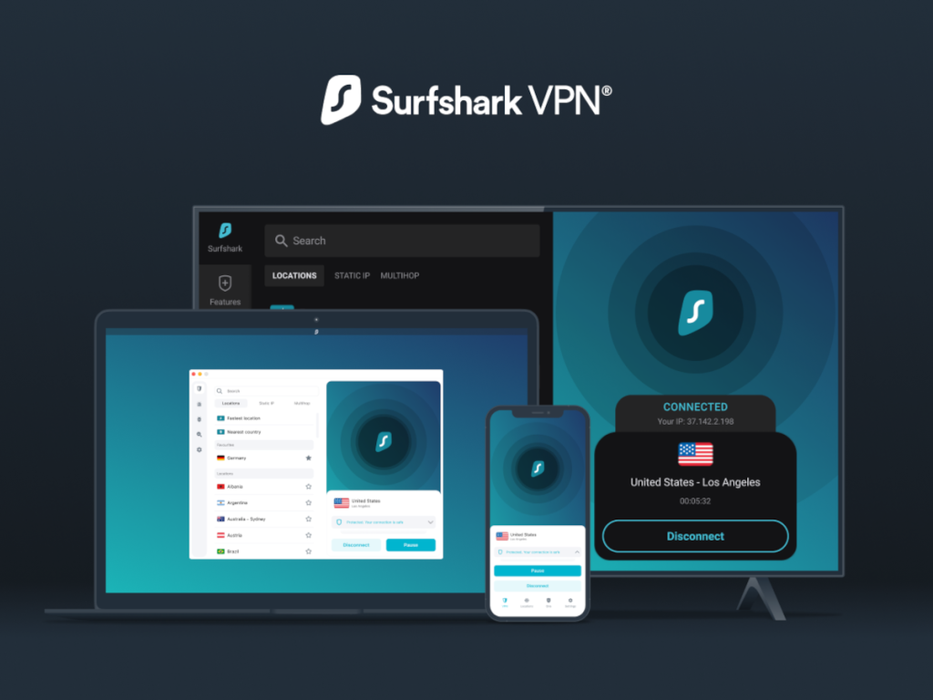 خرید اکانت Surfshark VPN قانونی