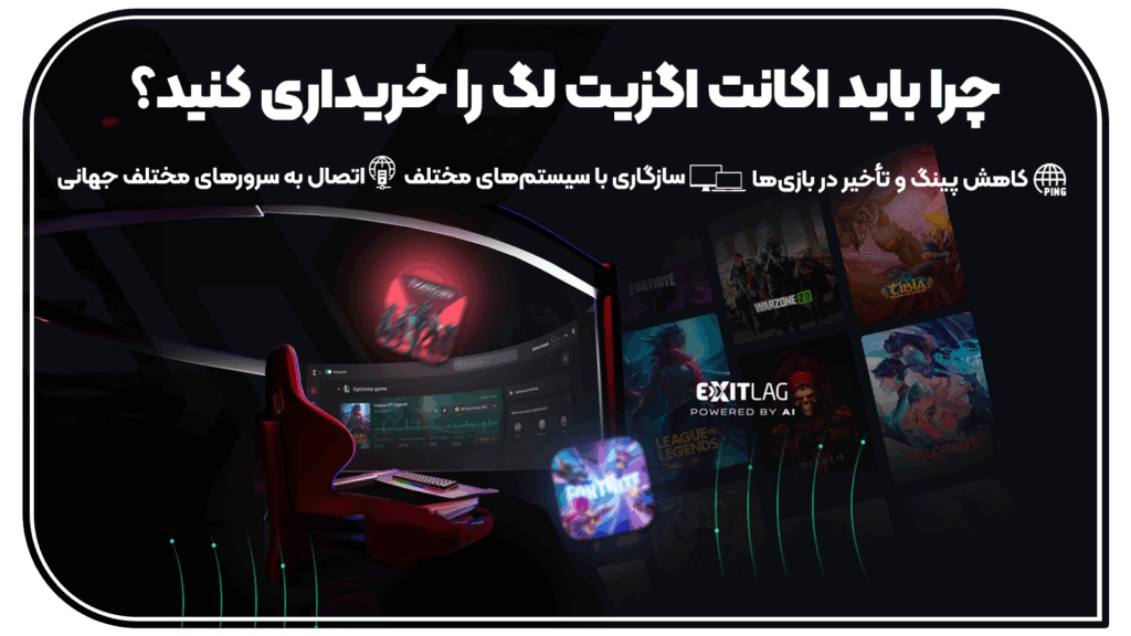 خرید اکانت اگزیت لگ ExitLag پریمیوم